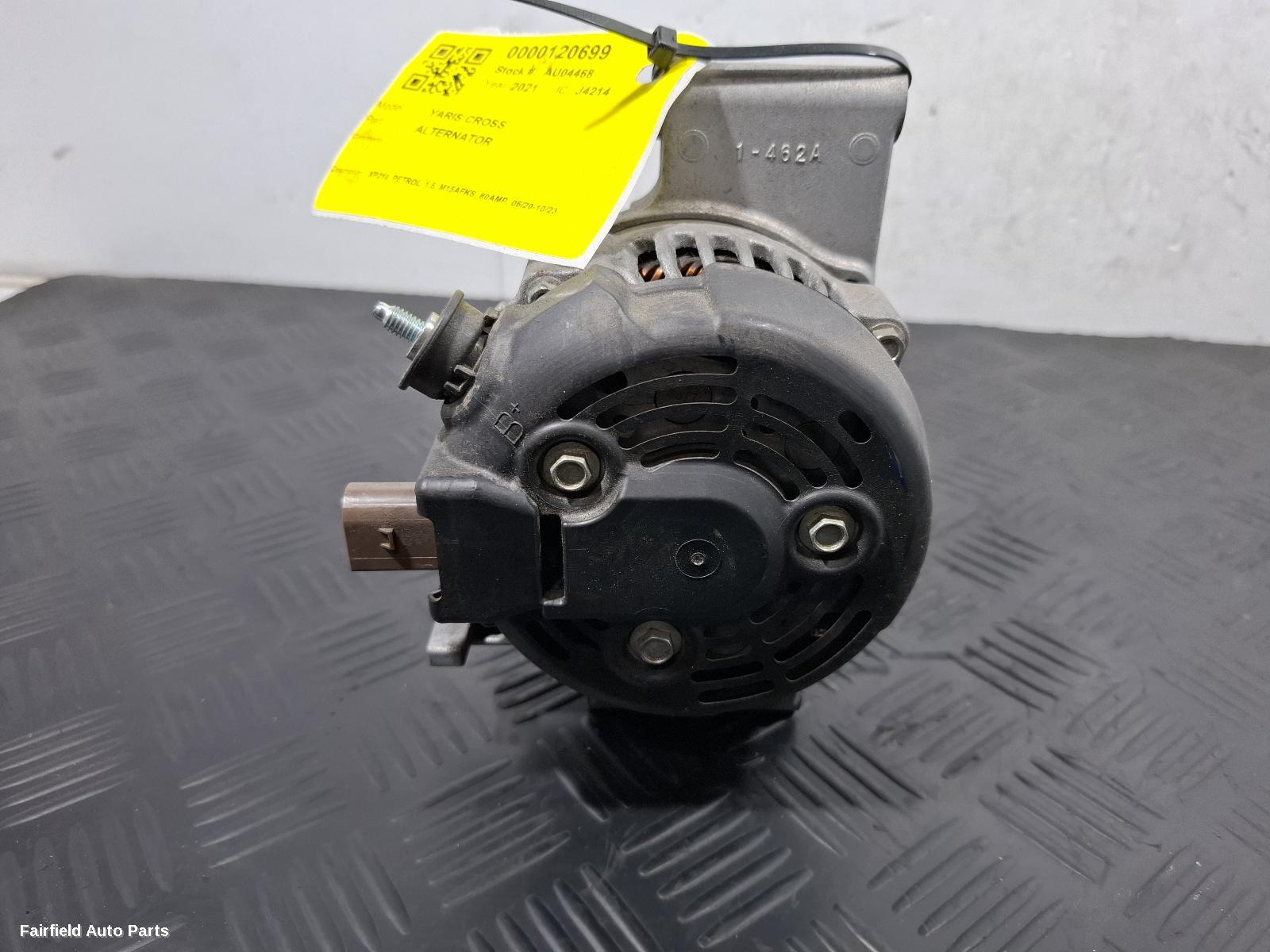 2020-2023 Toyota Yaris Cross Alternator