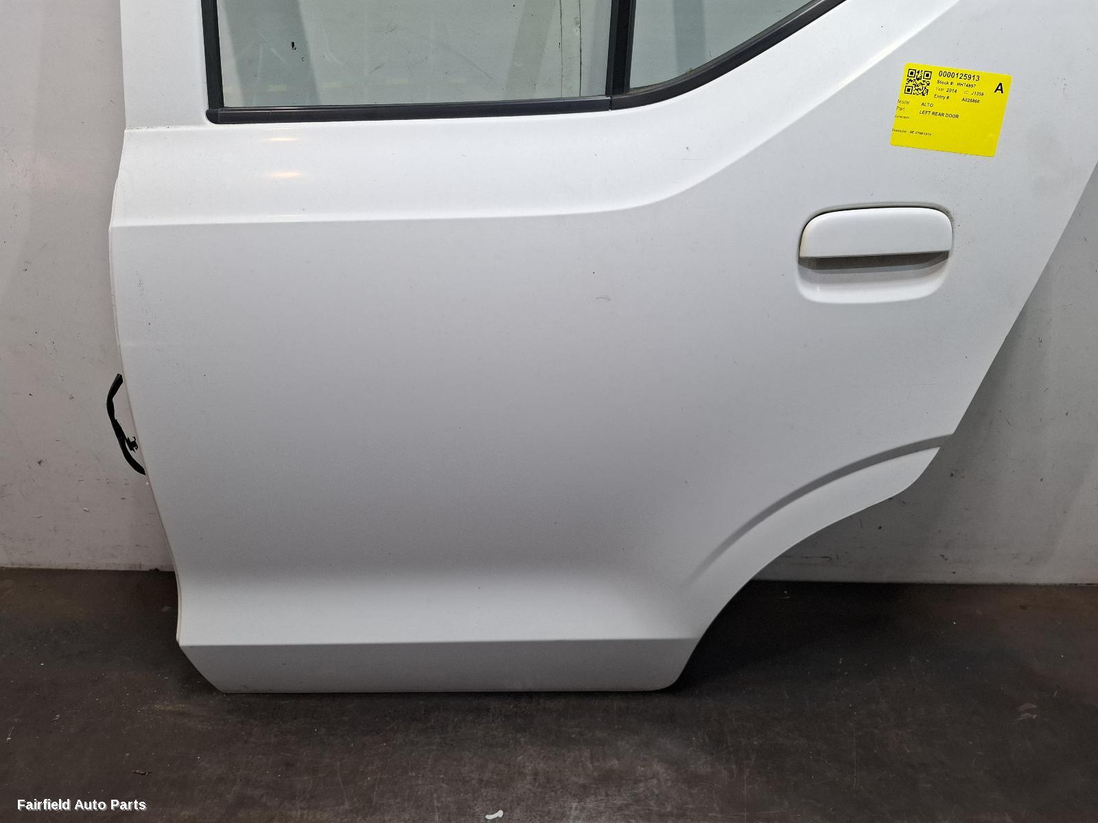 2009-2014 Suzuki Alto Left Rear Door Sliding
