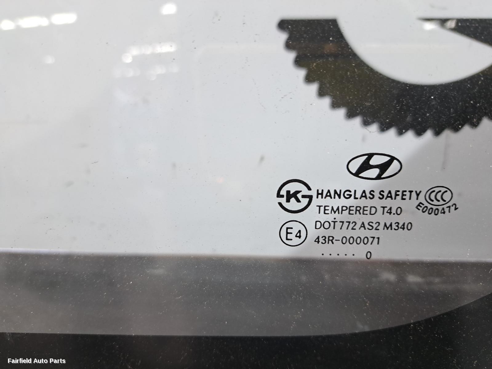 2007-2021 Hyundai Iload/imax Left Rear Door Window
