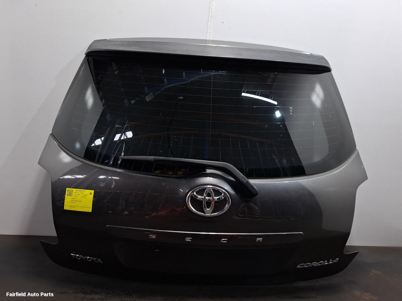2007-2009 Toyota Corolla Bootlid Tailgate
