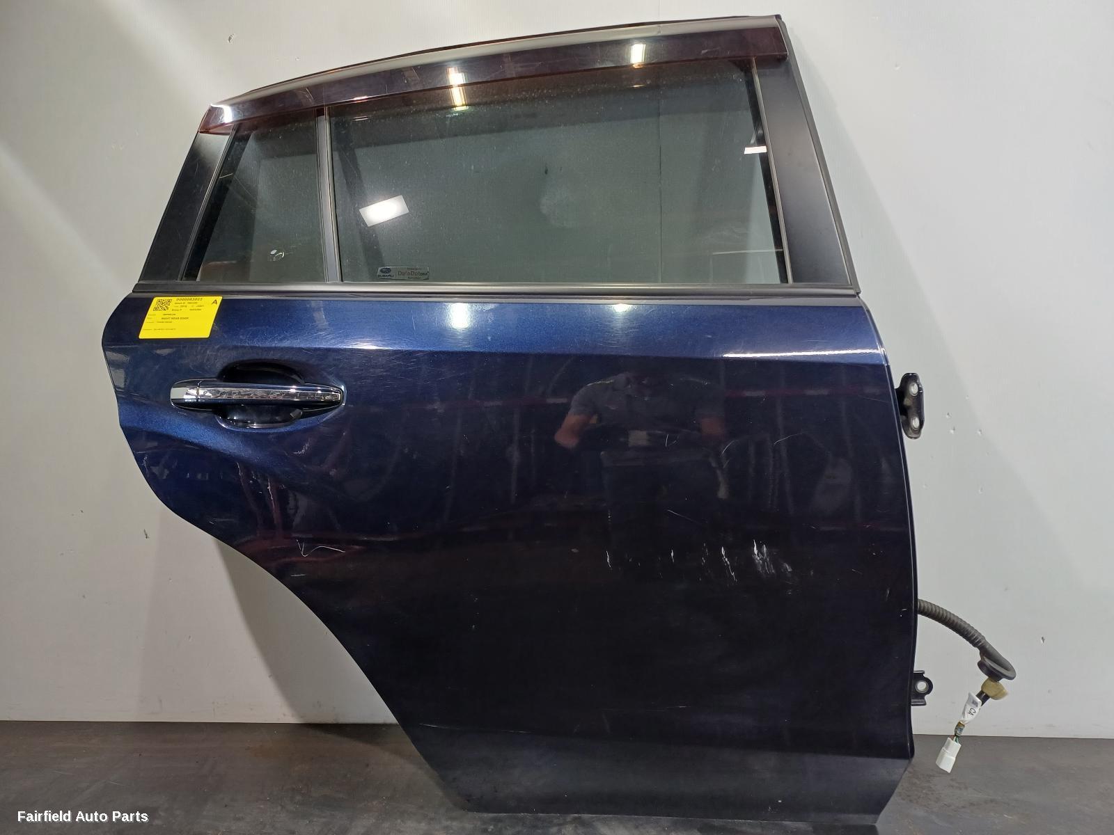2011-2017 Subaru Impreza Right Rear Door Sliding