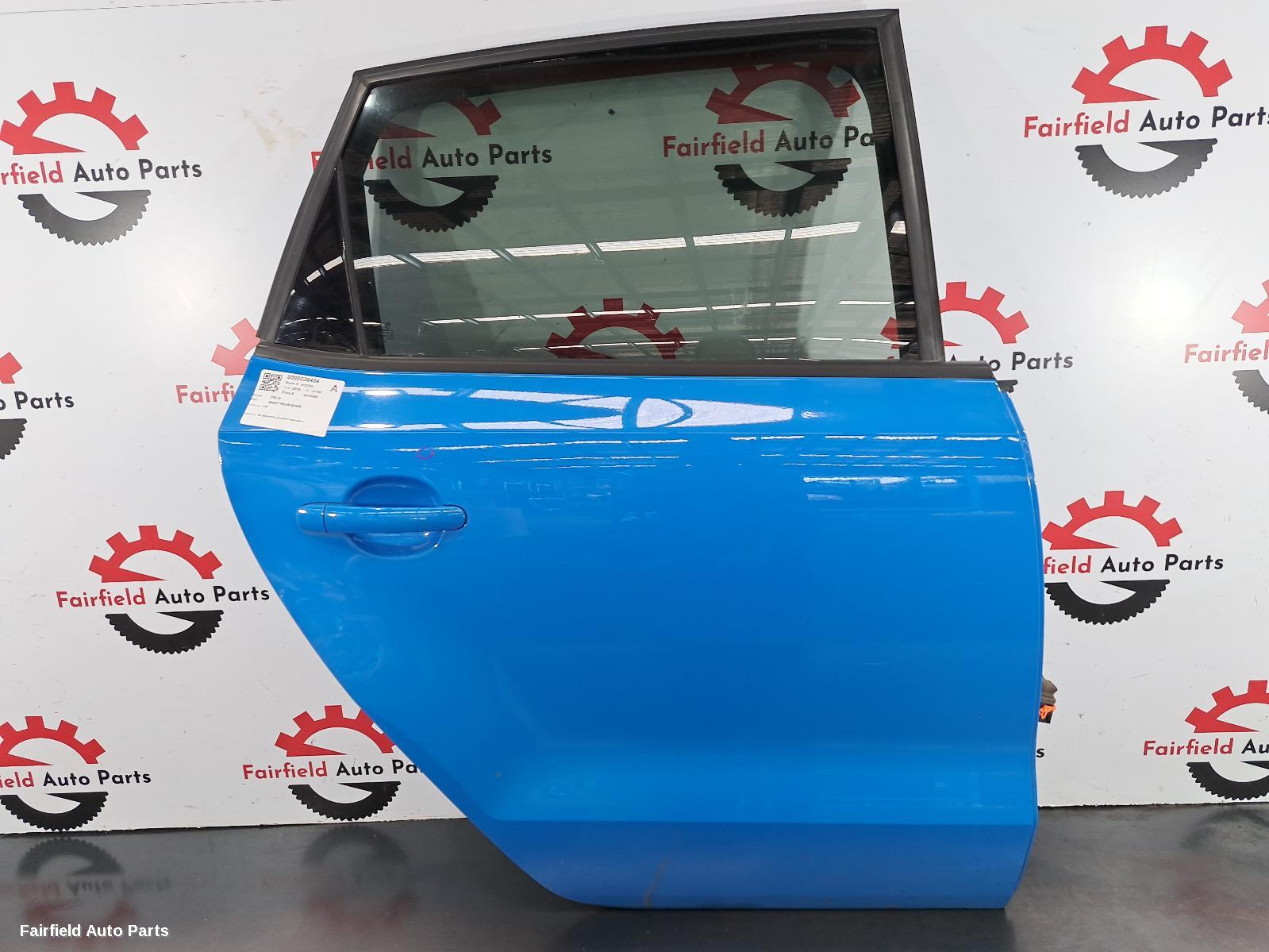 2010-2017 Volkswagen Polo Right Rear Door Sliding