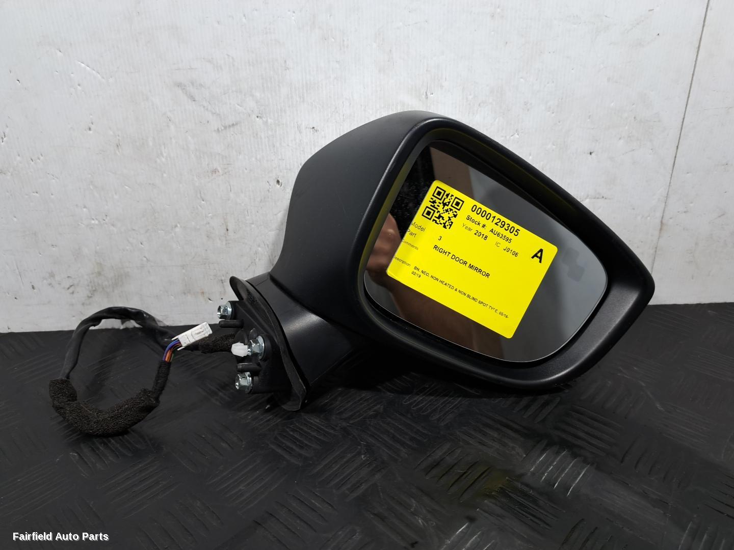 2016-2019 Mazda 3 Right Door Mirror