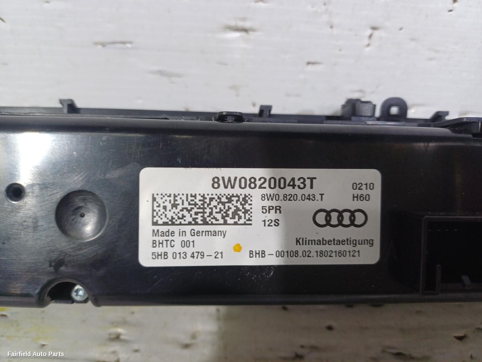 2015-2025 Audi A4 Heater Ac Controls