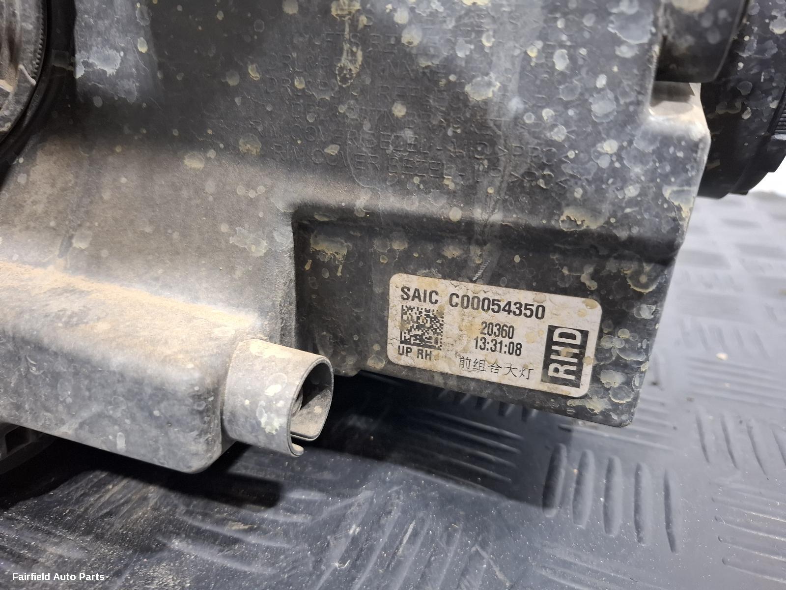 2017-2021 Ldv T60 Right Headlamp