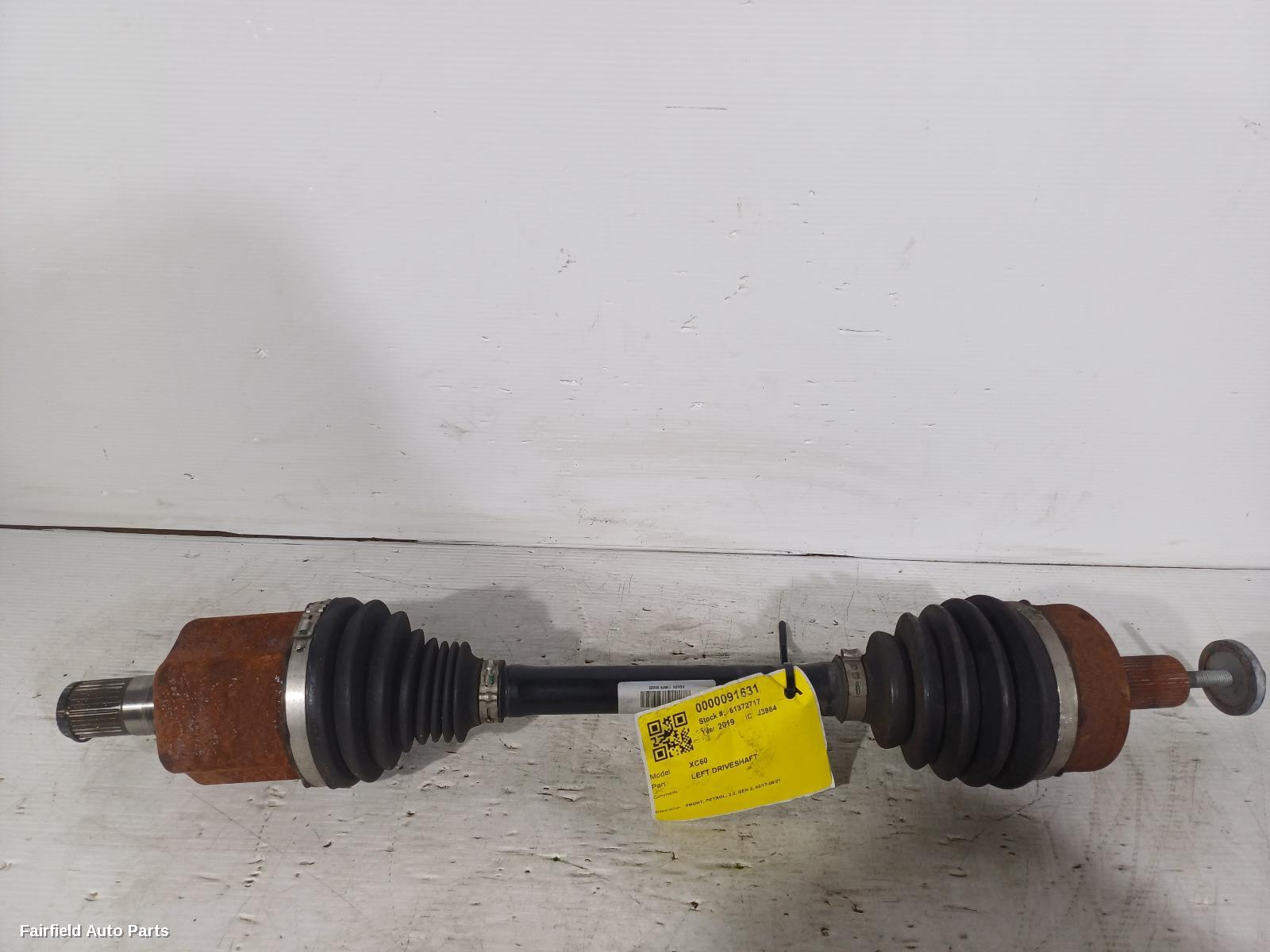 2017-2021 Volvo Xc60 Left Driveshaft