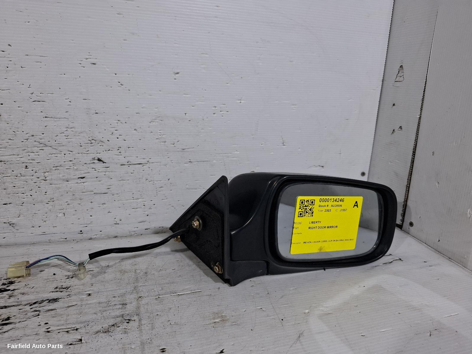 2002-2003 Subaru Liberty Right Door Mirror
