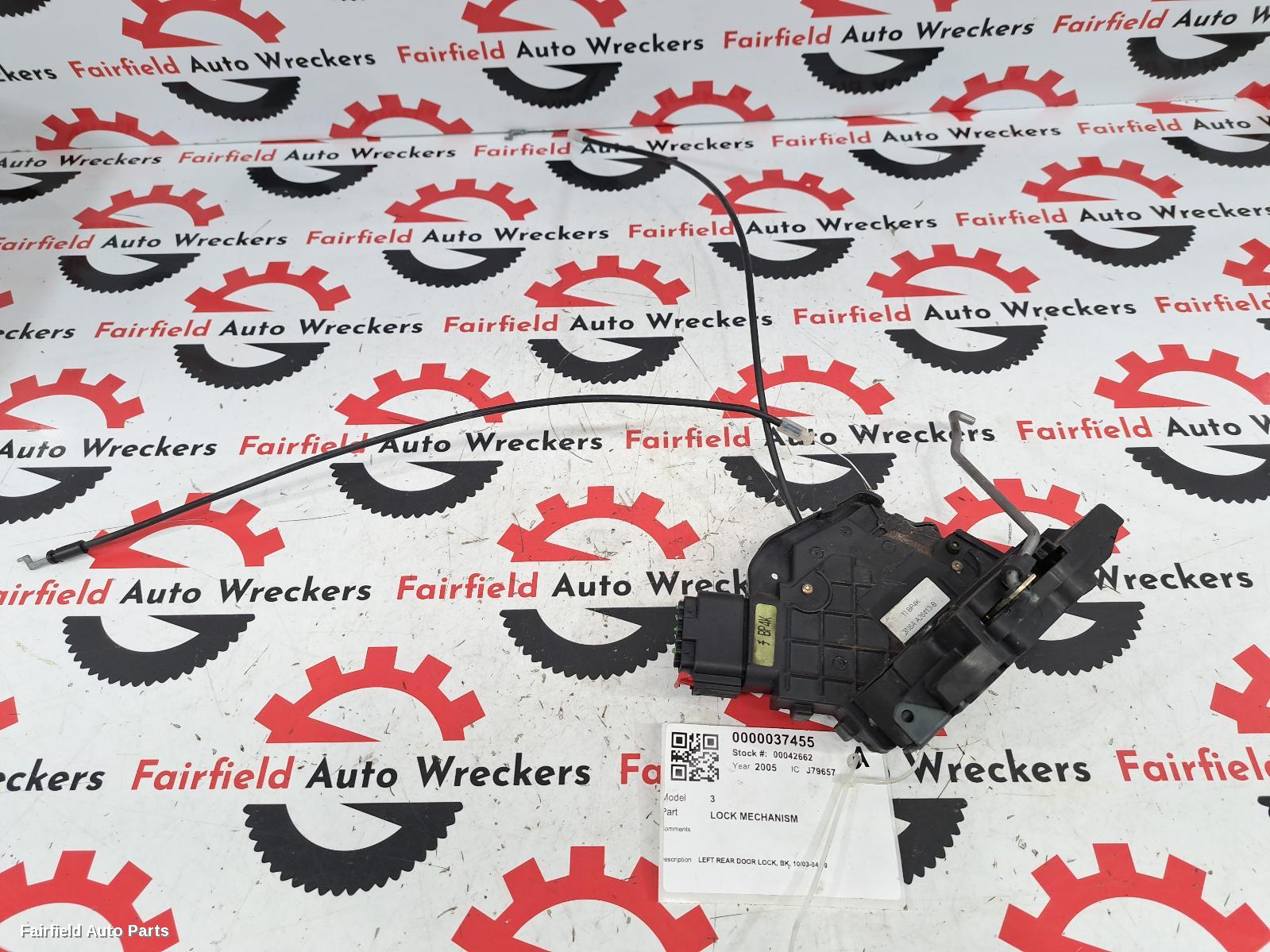 2003-2009 Mazda 3 Door Boot Gate Lock