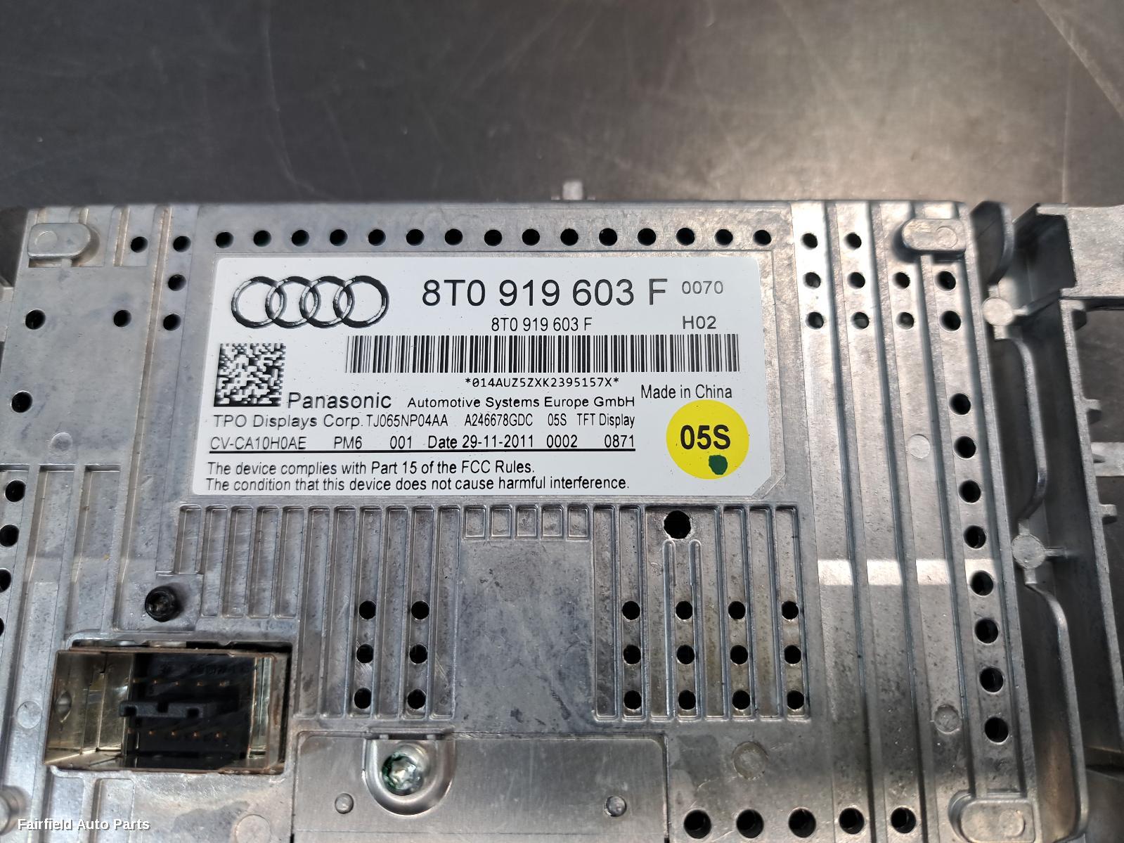 2007-2016 Audi A5 Radio Cd Dvd Sat Tv
