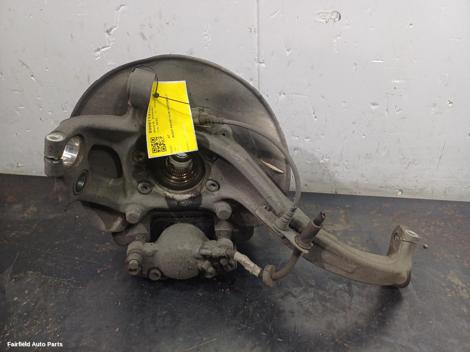 2011-2018 Audi A7 Right Front Hub Assembly