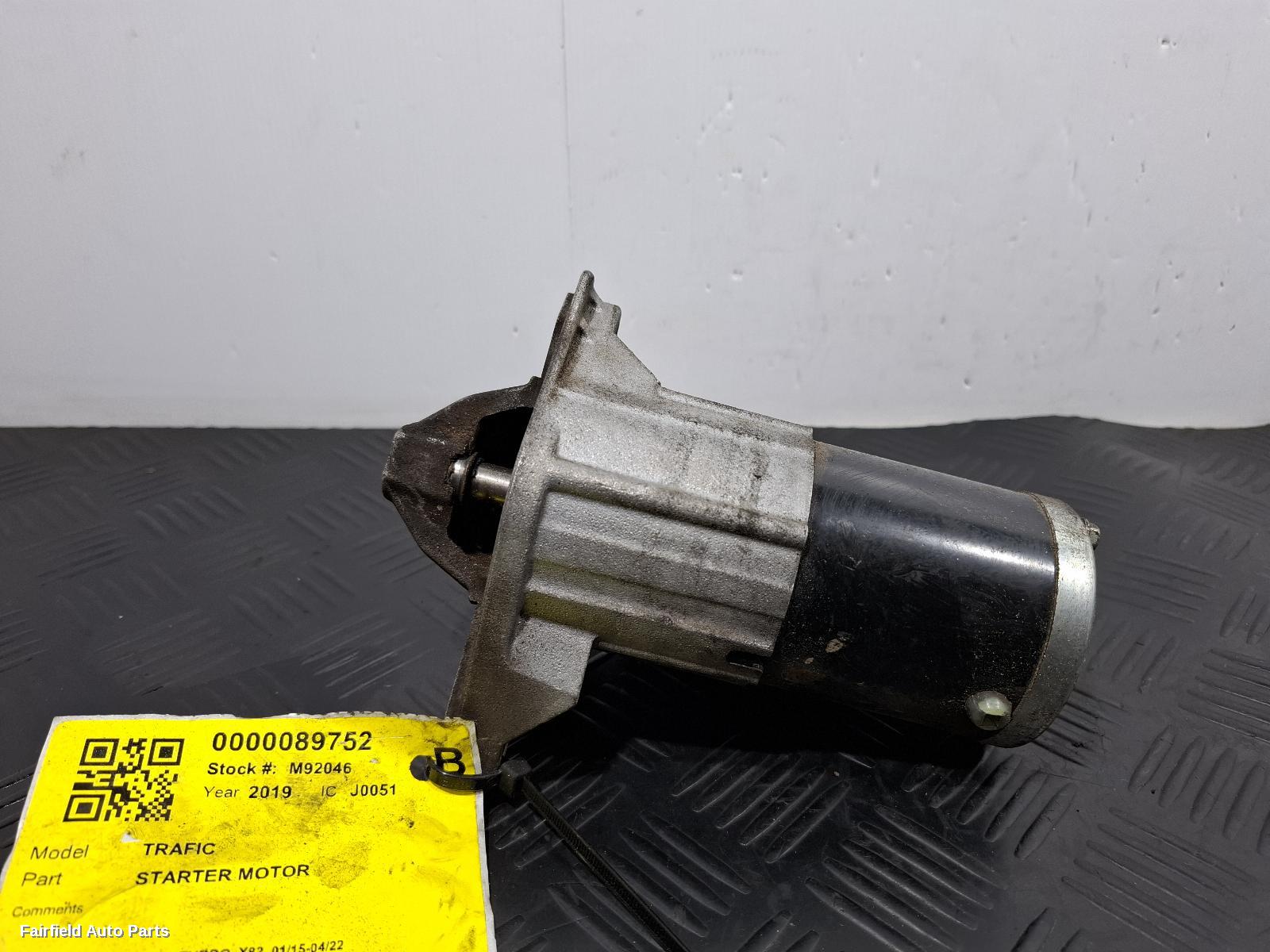 2015-2022 Renault Trafic Starter
