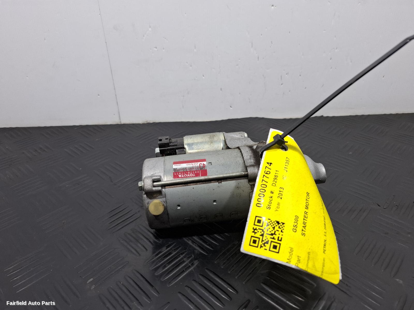 2012-2020 Lexus Gs Starter