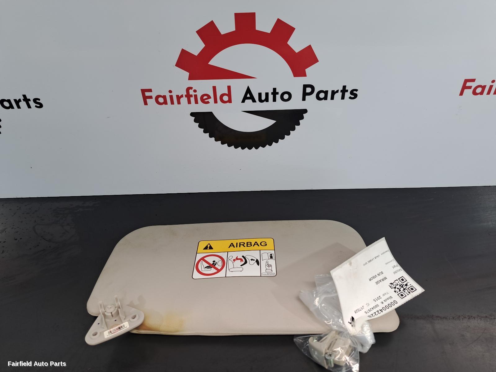 2012-2023 Mitsubishi Mirage Sunvisor