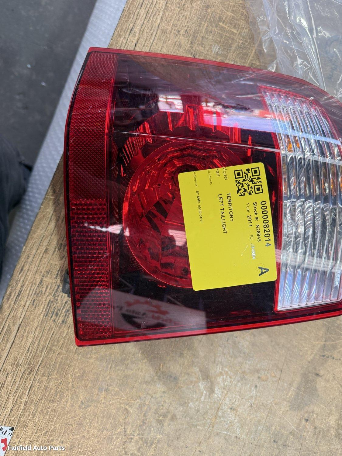 2009-2011 Ford Territory Left Taillight
