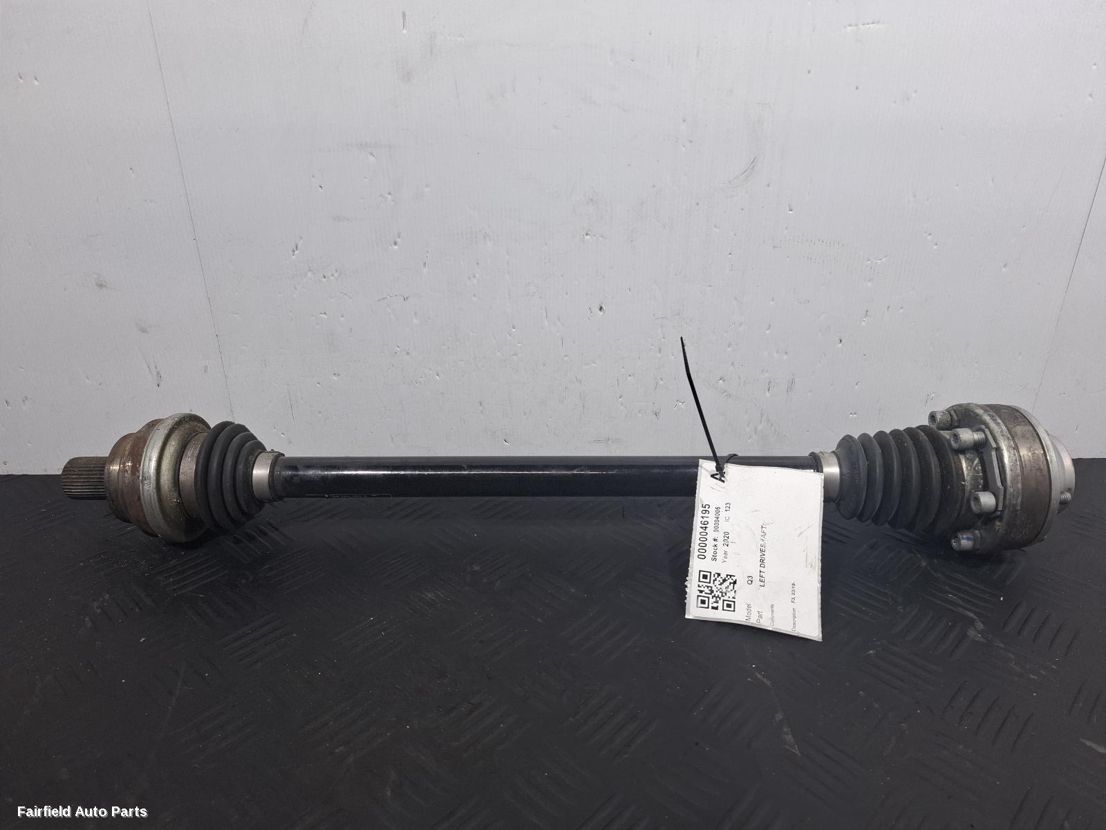 2019-2025 Audi Q3 Left Driveshaft