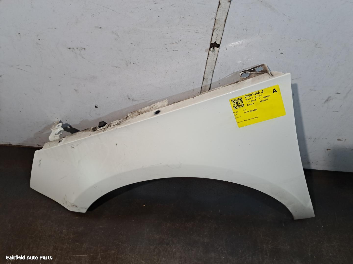 2010-2018 Audi A1 Left Guard