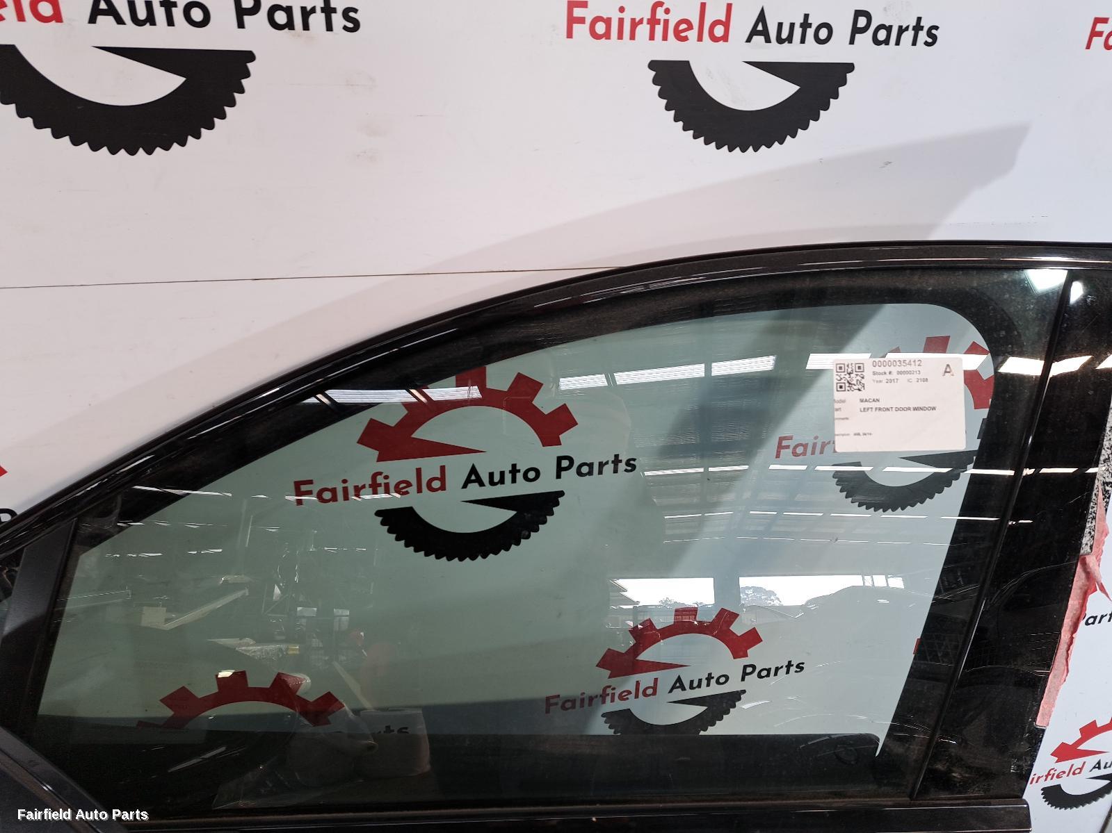 2014-2025 Porsche Macan Left Front Door Window