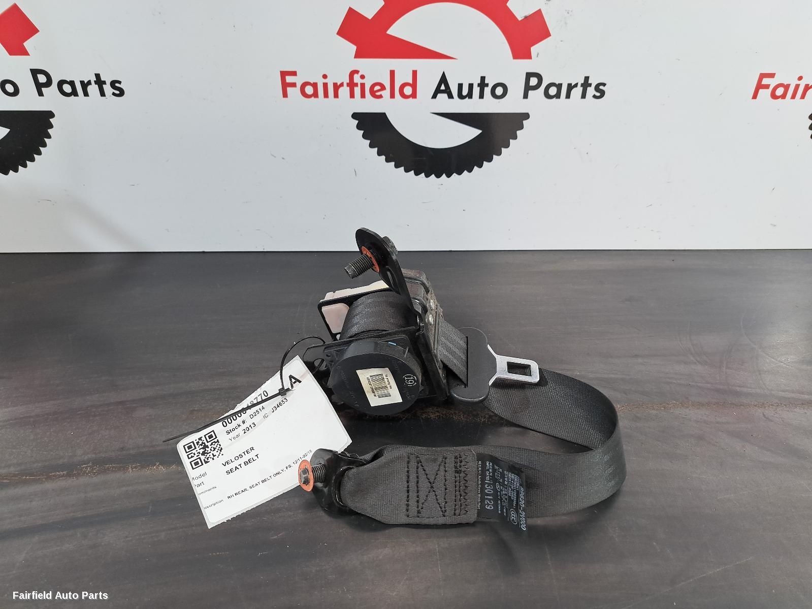 2011-2018 Hyundai Veloster Seatbelt Stalk