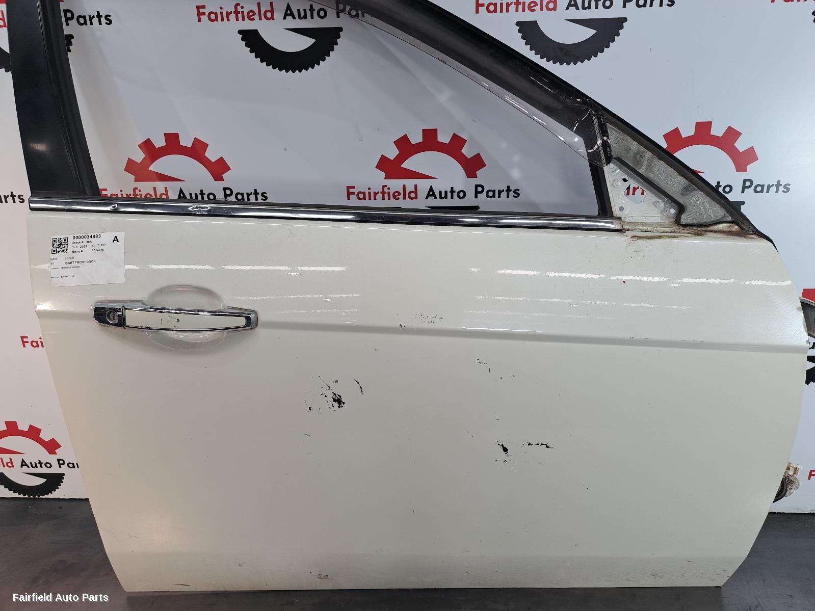 2007-2011 Holden Epica Right Front Door