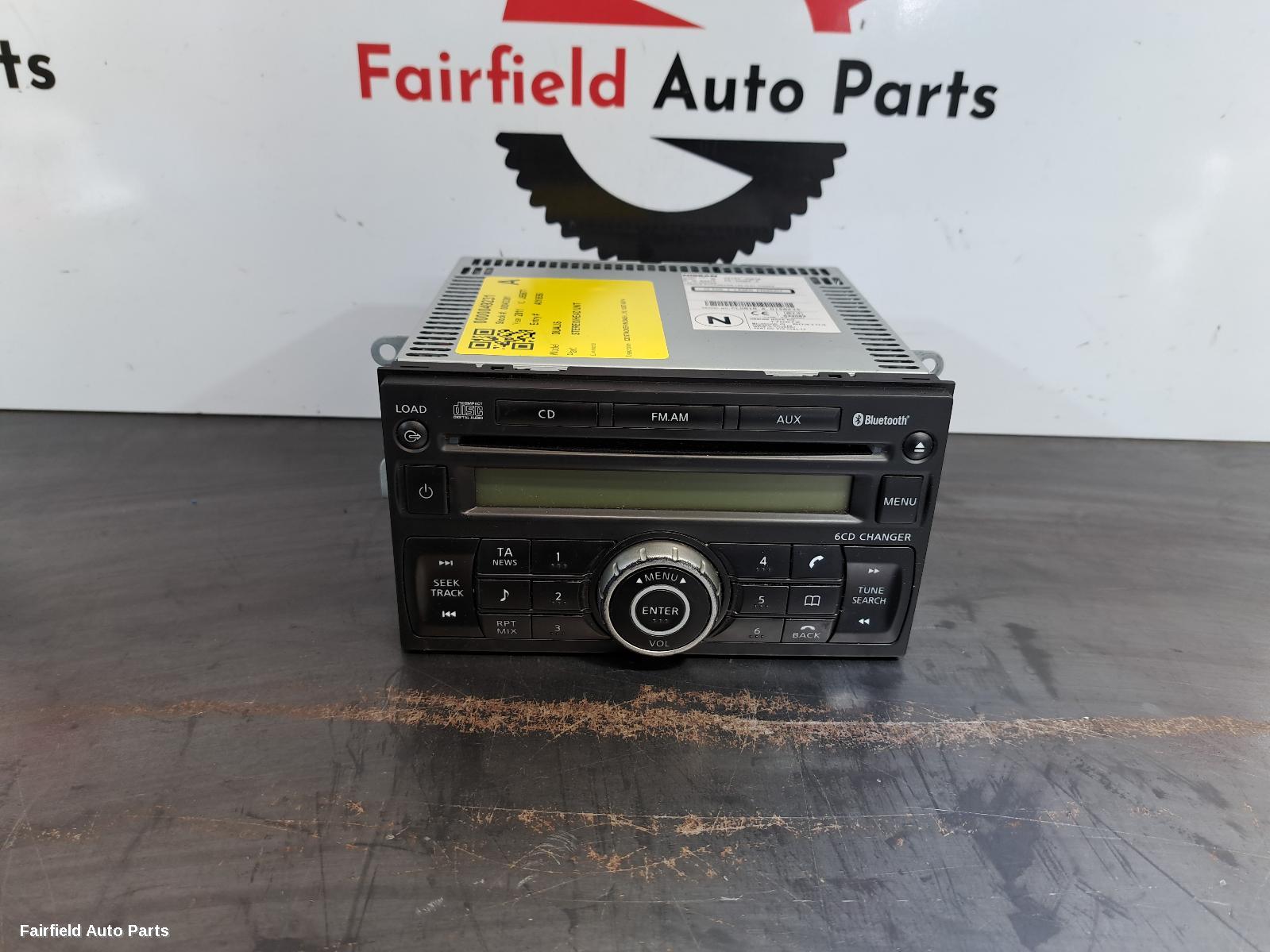 2007-2014 Nissan Dualis Radio Cd Dvd Sat Tv