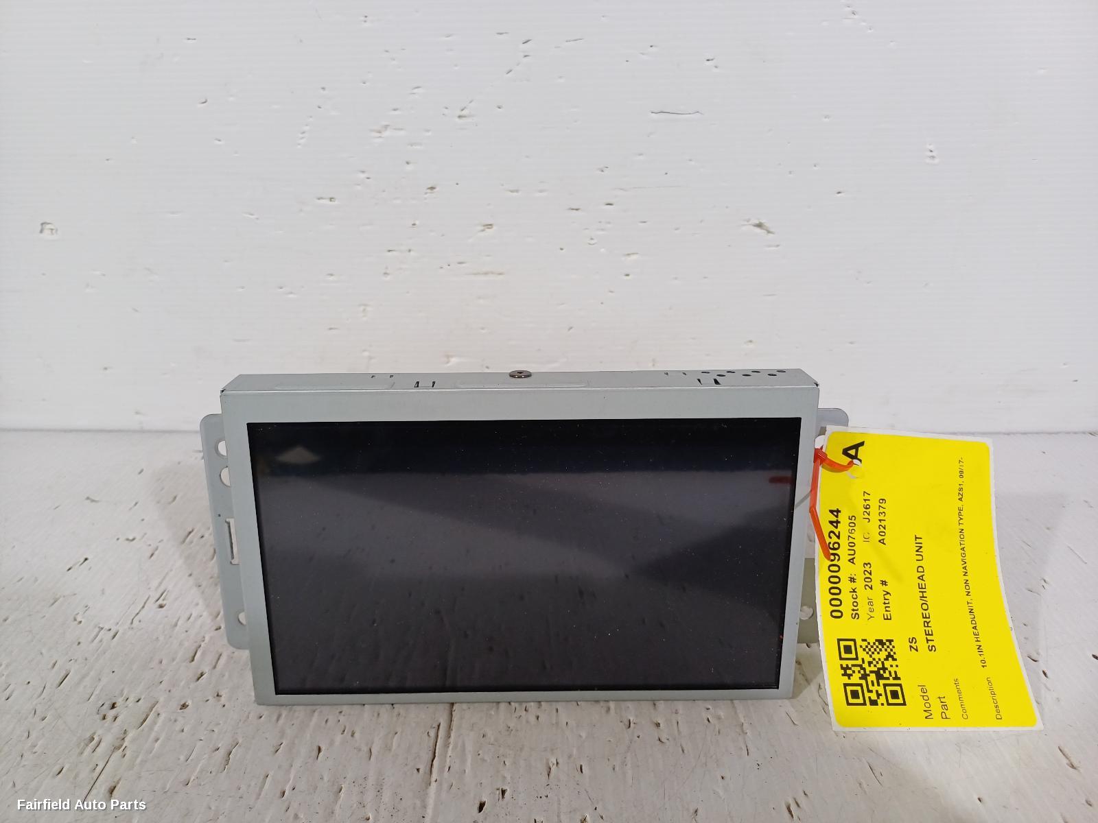 2017-2024 Mg Zs Radio Cd Dvd Sat Tv