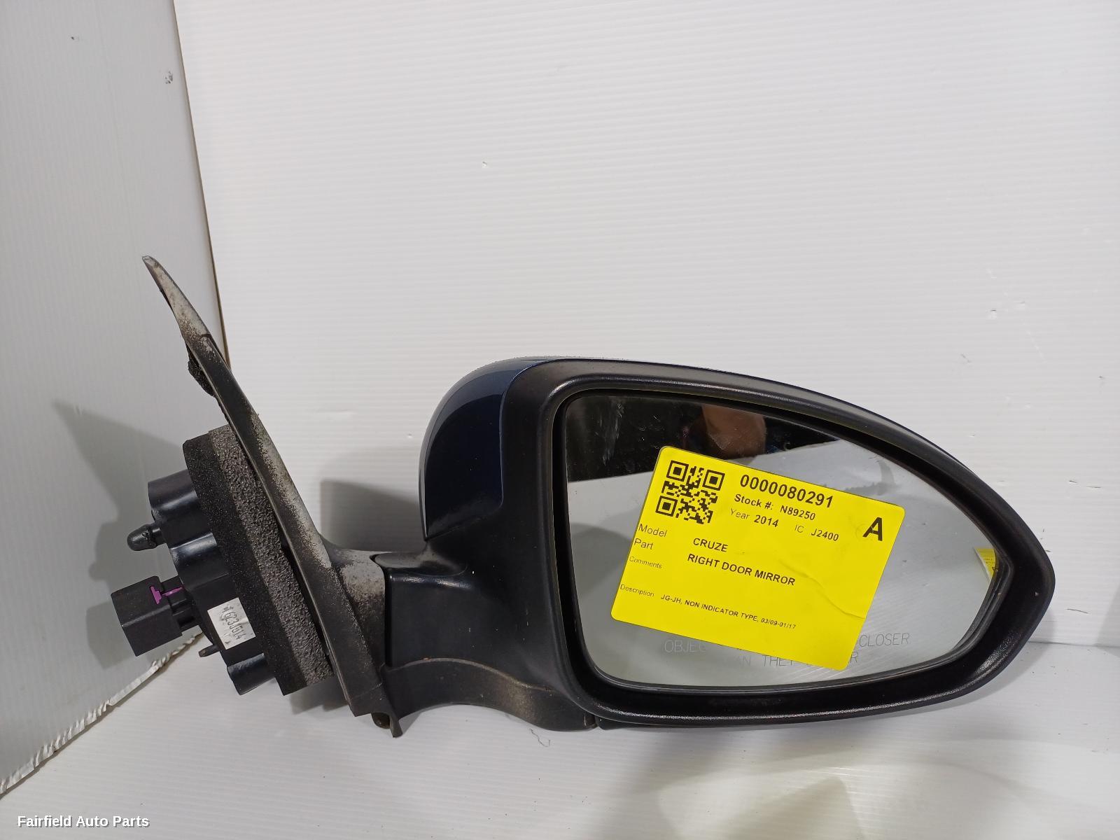 2009-2017 Holden Cruze Right Door Mirror