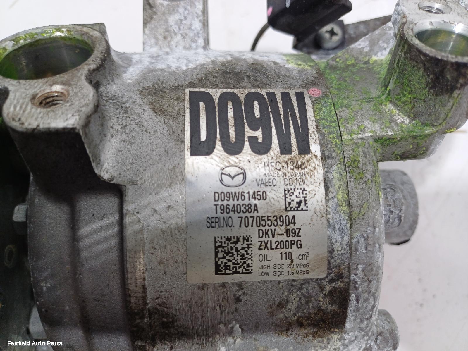 2015-2018 Mazda Cx3 A C Compressor
