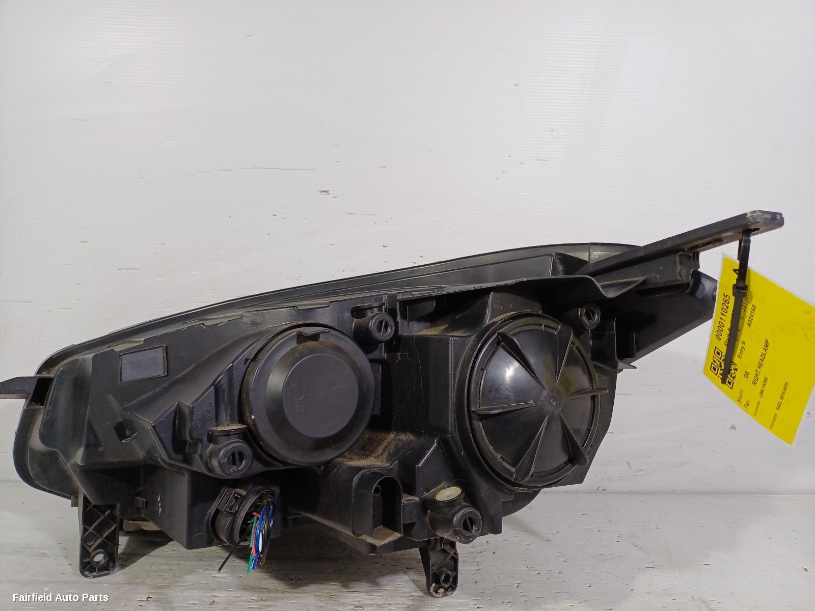 2016-2019 Mg Gs Right Headlamp
