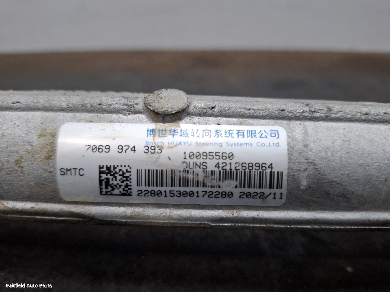 2017-2025 Mg Zs Steering Box Rack