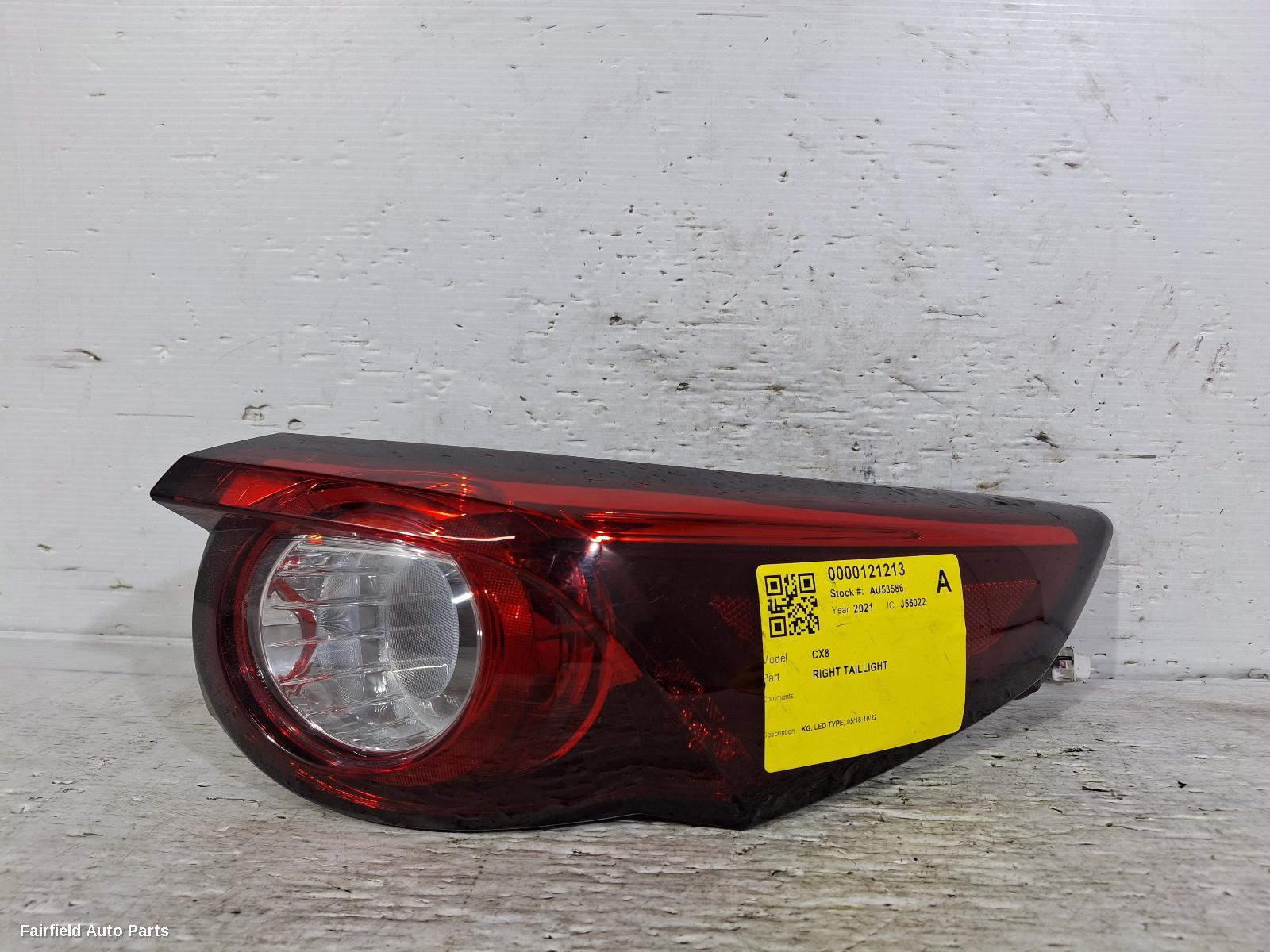 2018-2022 Mazda Cx8 Right Taillight