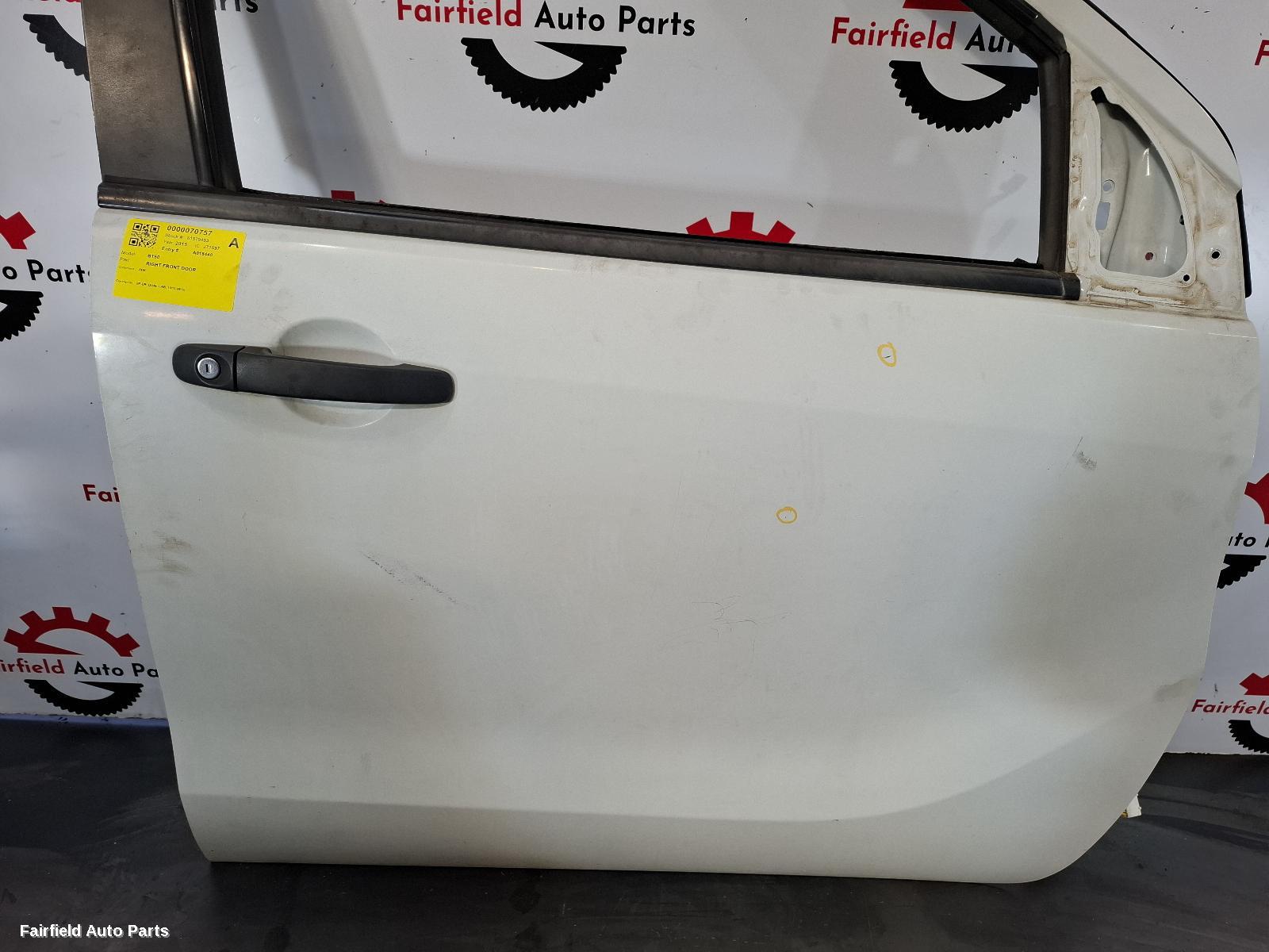 2011-2020 Mazda Bt50 Right Front Door