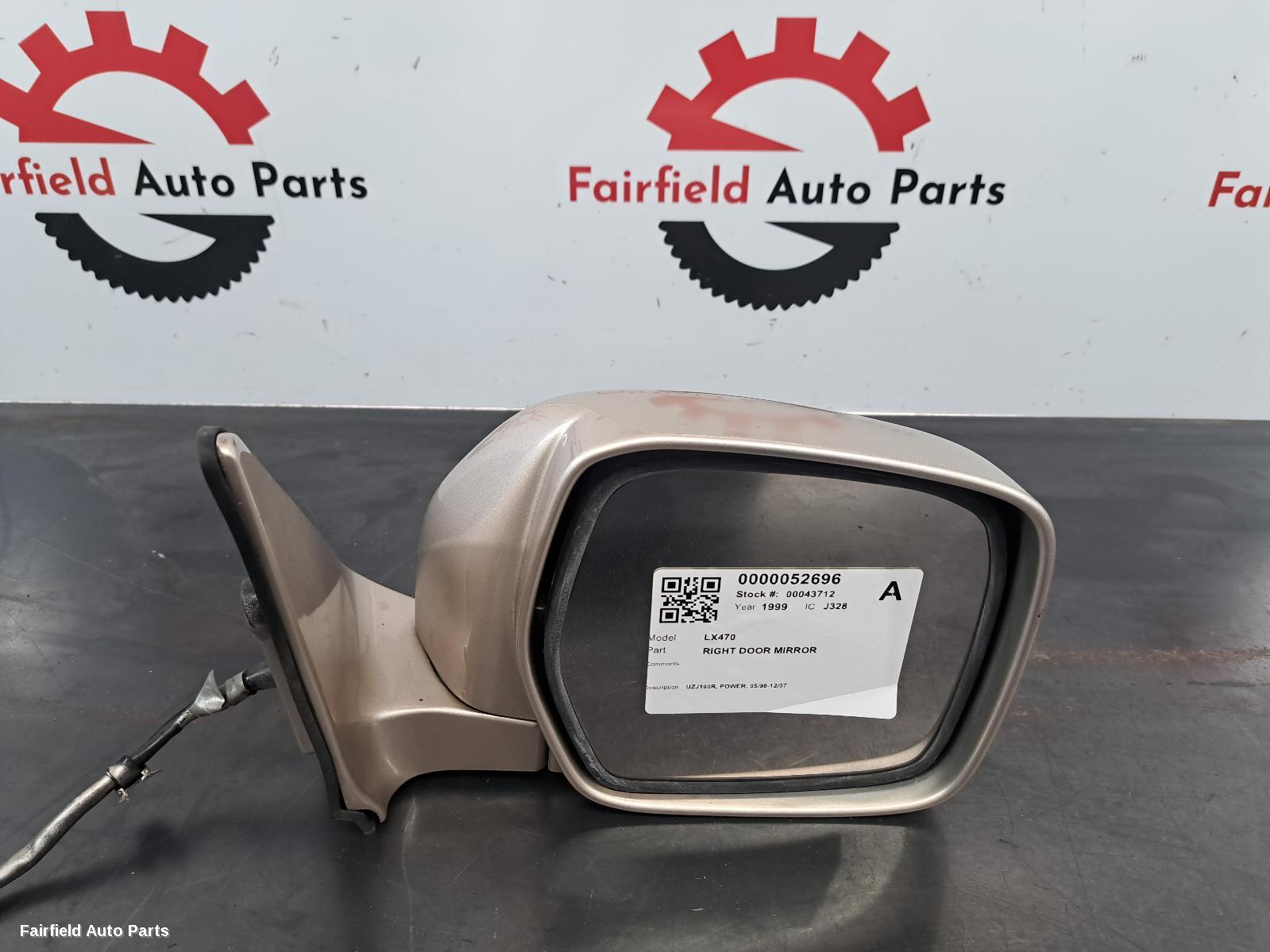 1998-2008 Lexus Lx470 Right Door Mirror