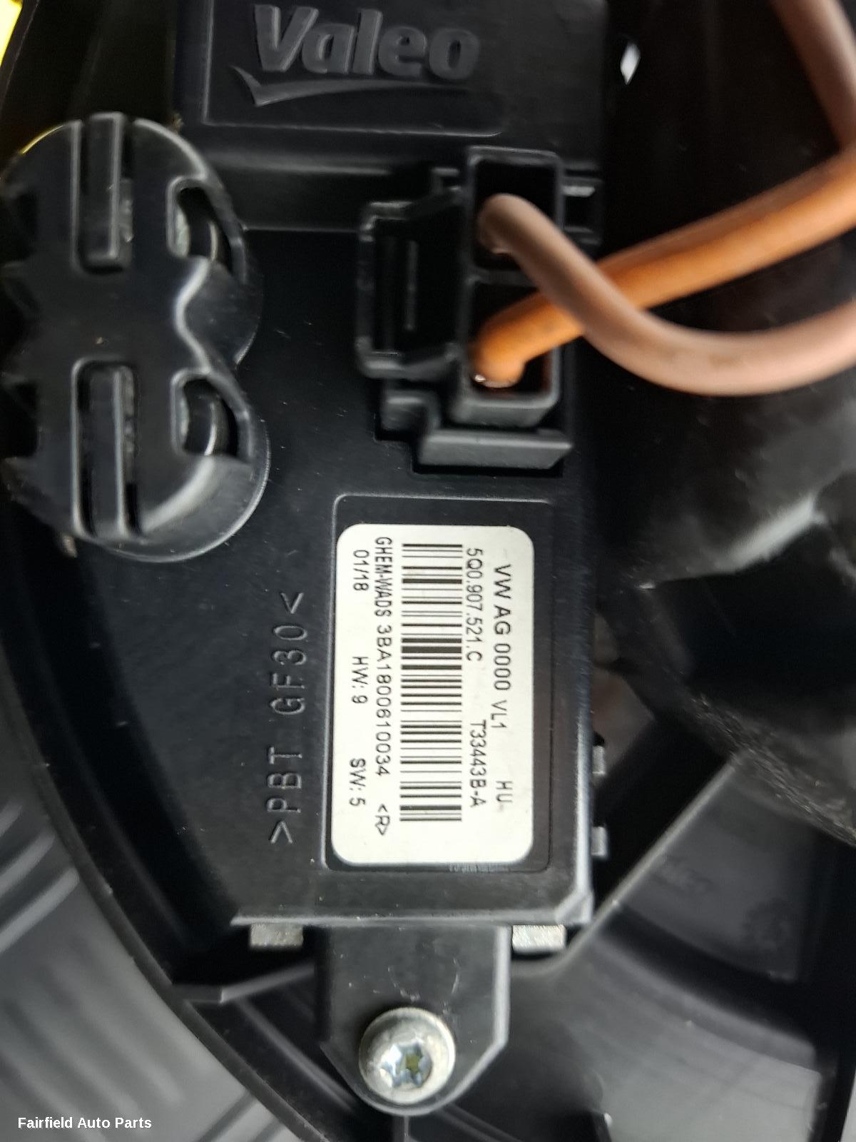 2012-2020 Volkswagen Golf Heater Fan Motor