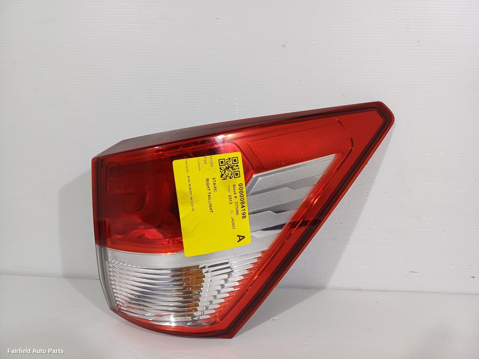 2013-2016 Ssangyong Stavic Right Taillight