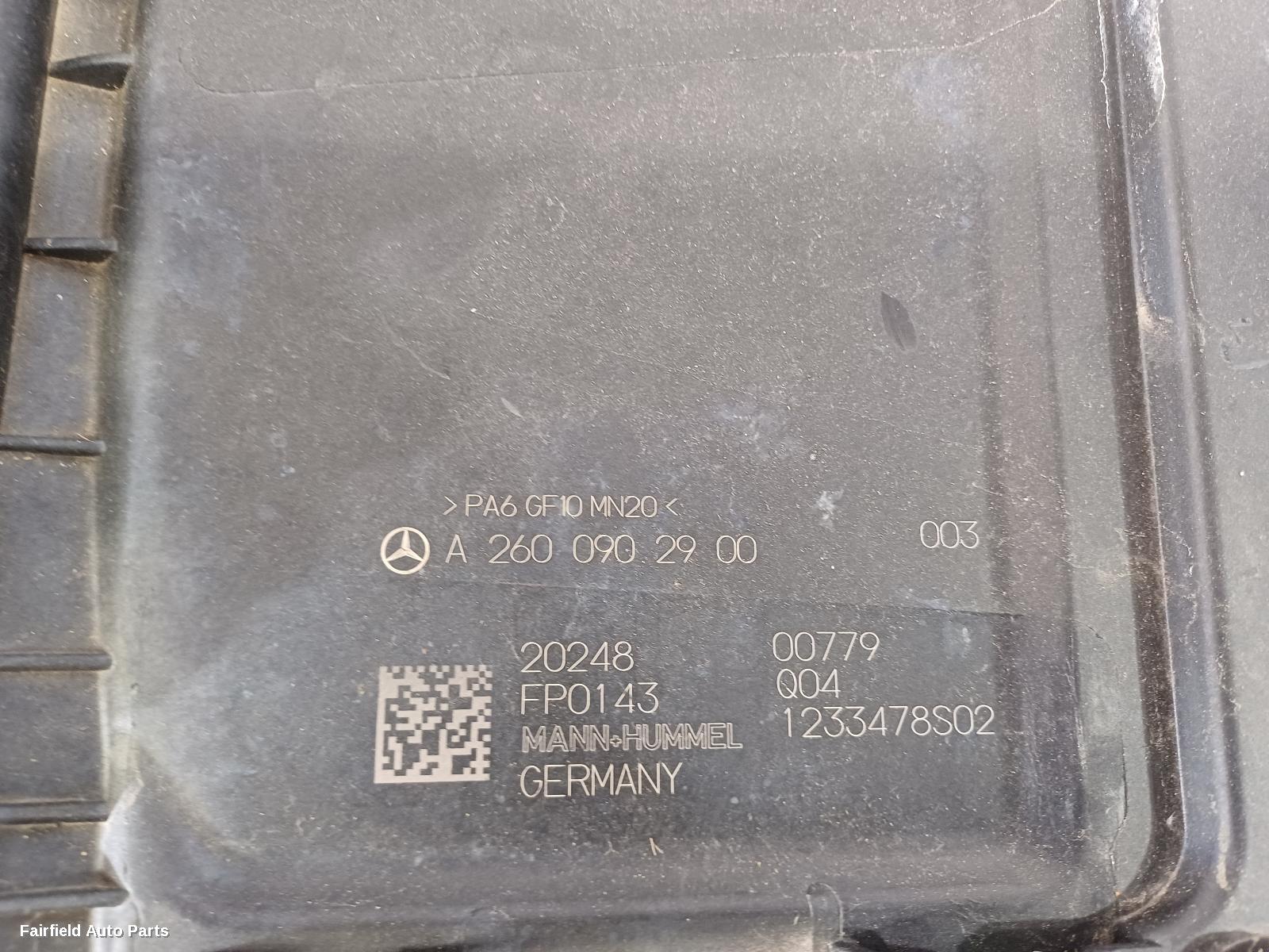2018-2023 Mercedes A Class Air Cleaner Box