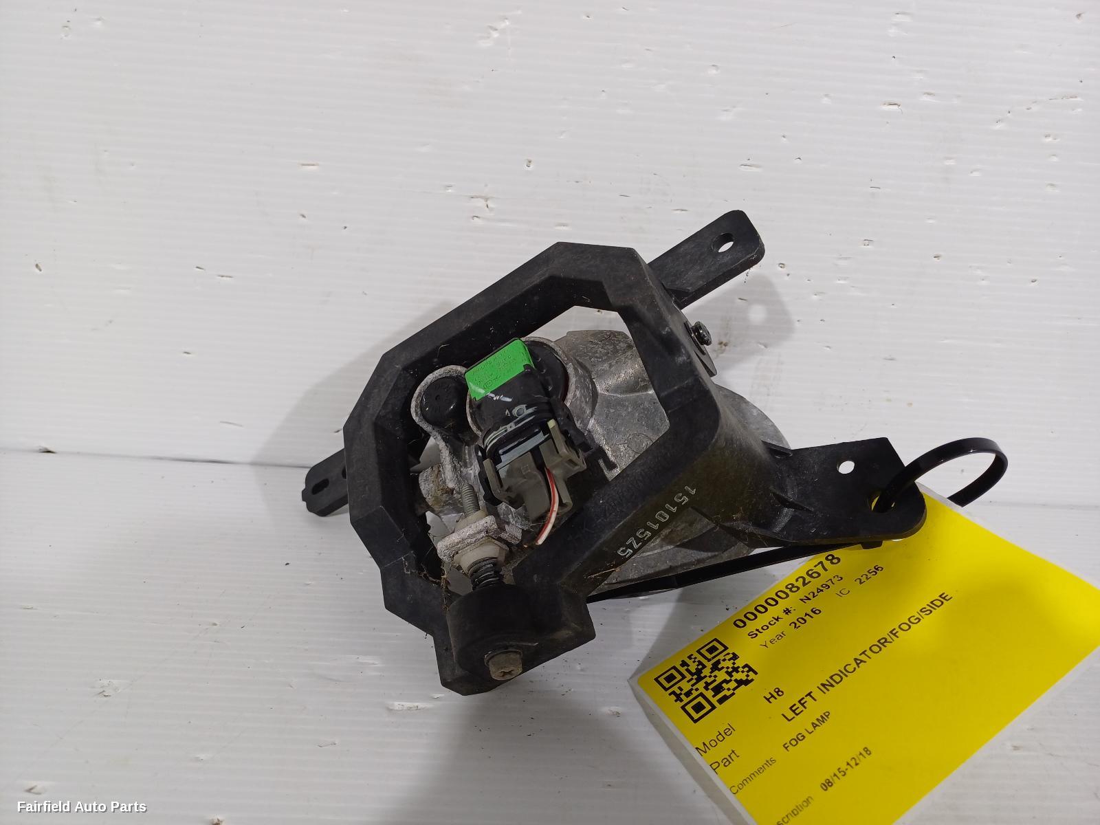 2015-2018 Haval H8 Left Indicator Fog Side