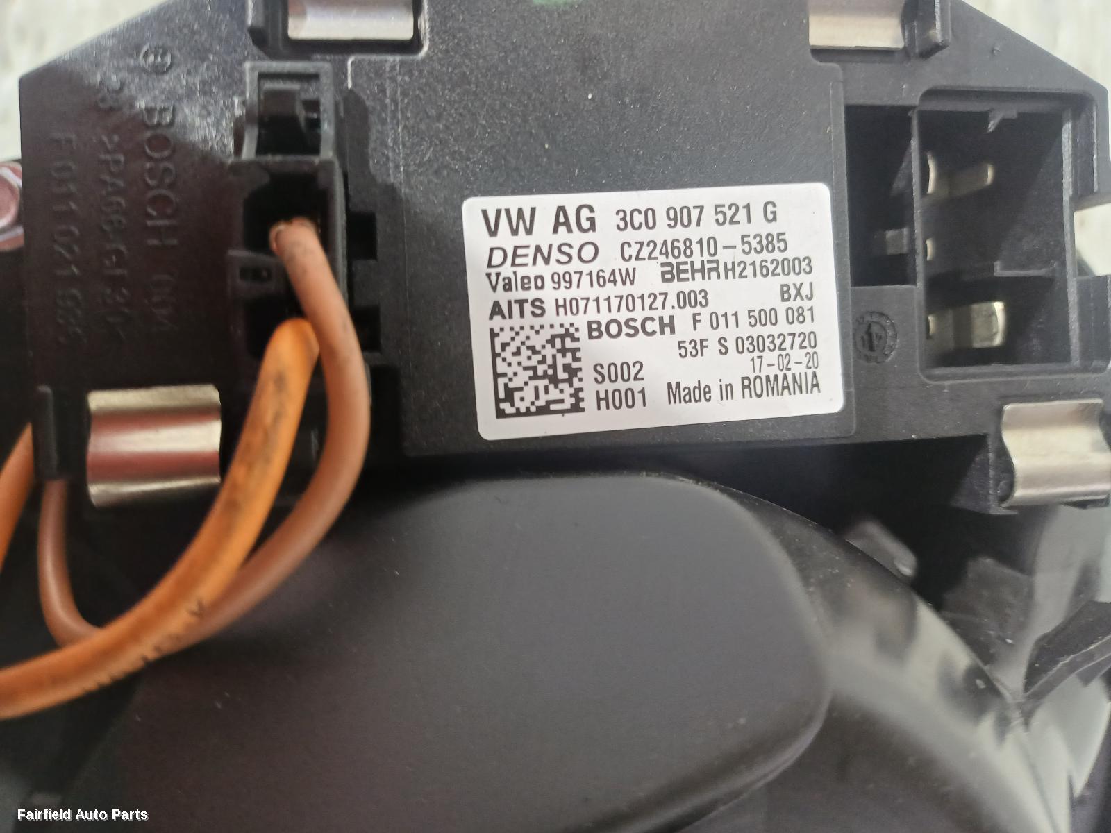 2012-2018 Audi Q3 Heater Fan Motor