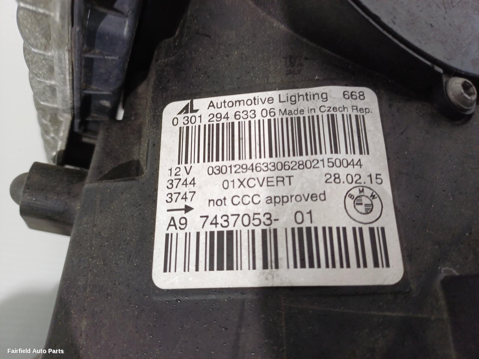 2015-2018 Bmw 6 Series Left Headlamp
