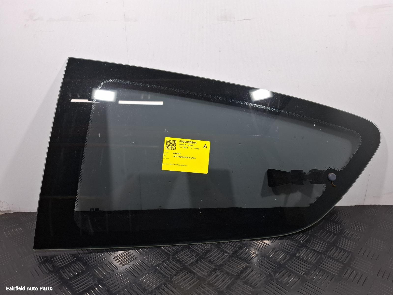2005-2012 Holden Barina Left Rear Side Glass