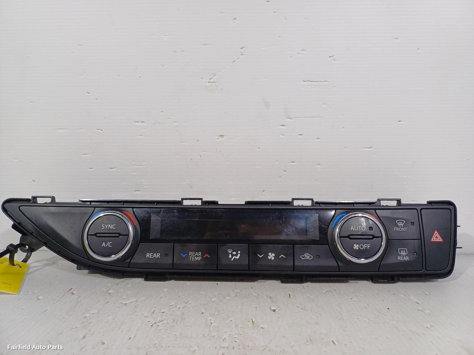 2013-2021 Toyota Kluger Heater Ac Controls
