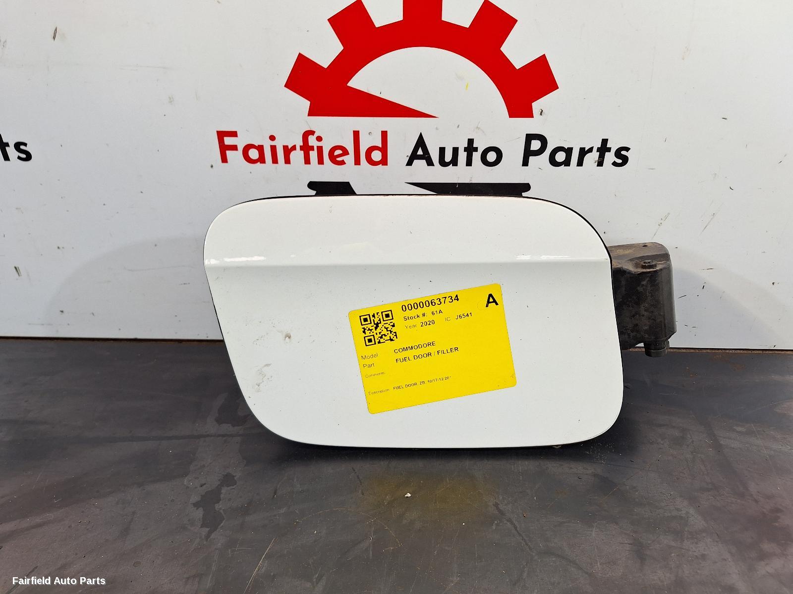 2017-2020 Holden Commodore Fuel Door   Filler