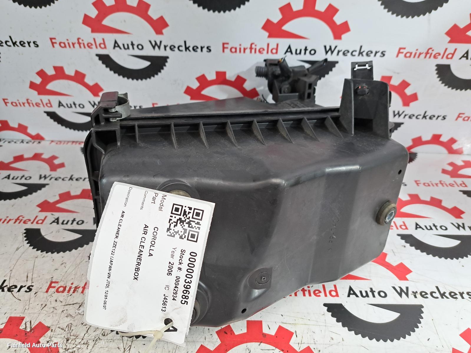 2001-2007 Toyota Corolla Air Cleaner Box