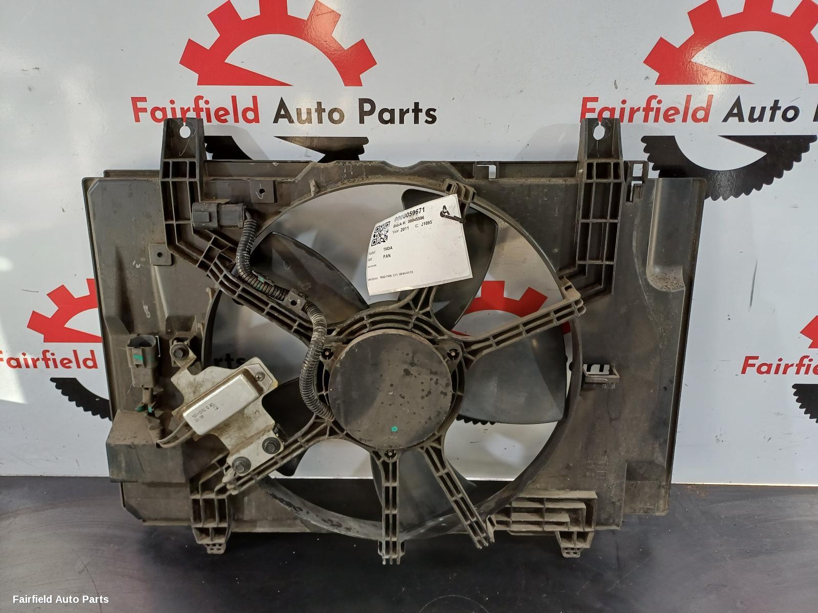 2004-2013 Nissan Tiida Fan