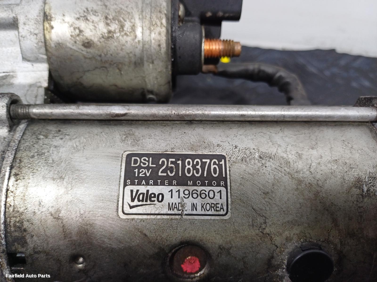 2011-2018 Holden Captiva Starter