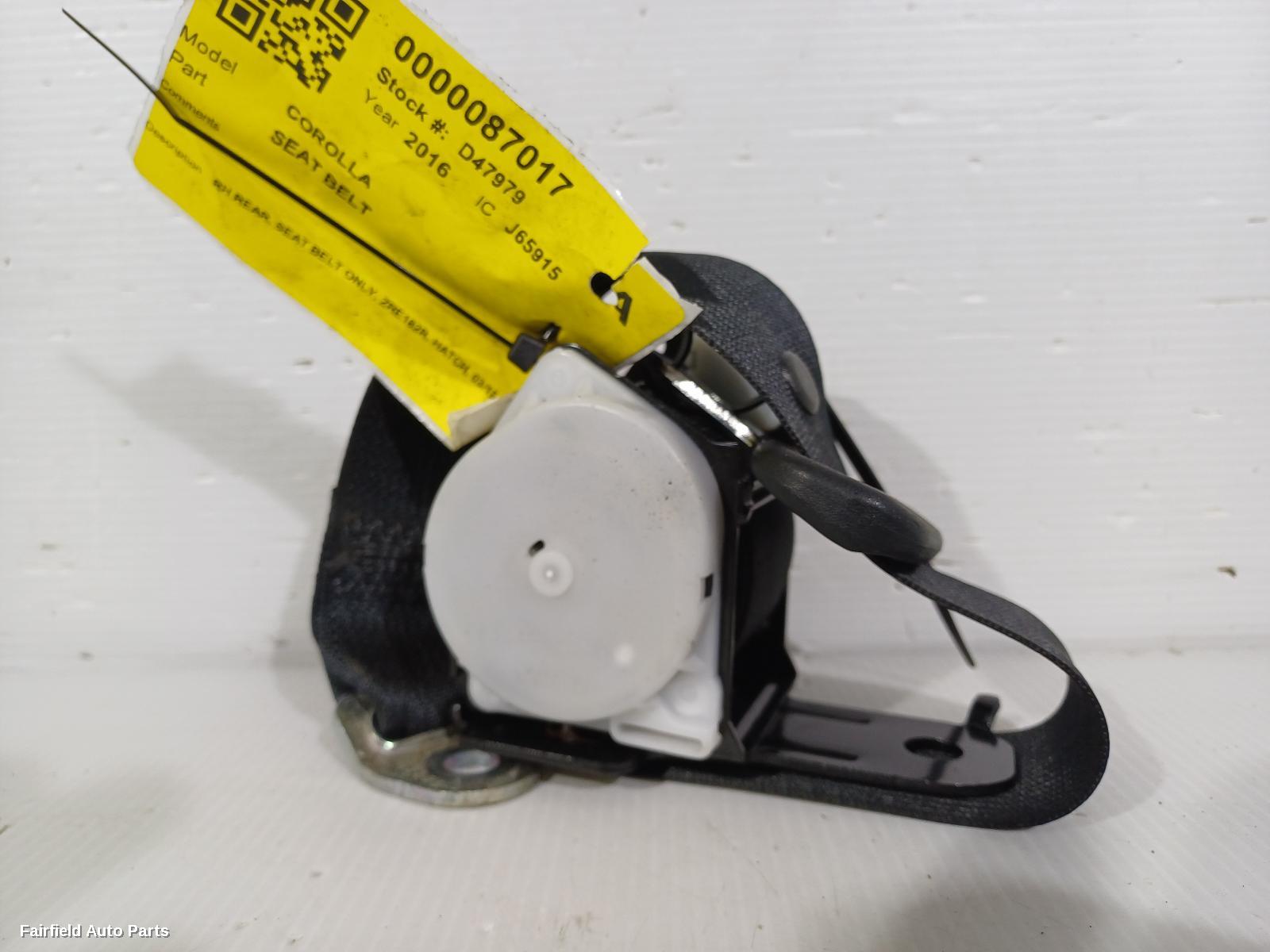 2015-2018 Toyota Corolla Seatbelt Stalk