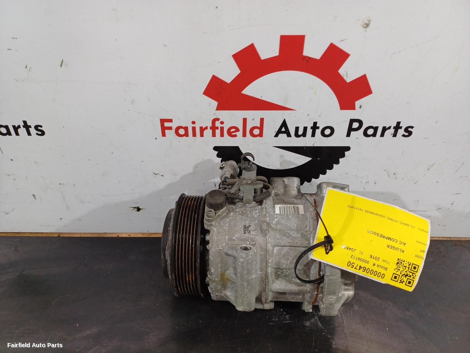 2013-2016 Toyota Kluger A C Compressor