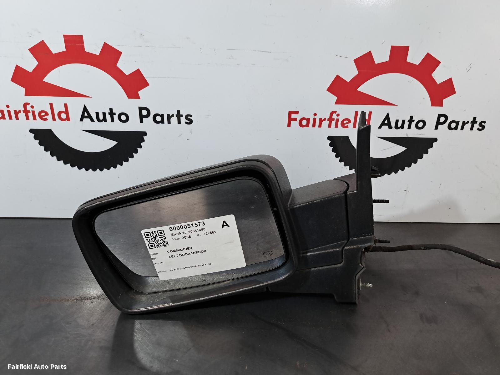 2006-2008 Jeep Commander Left Door Mirror