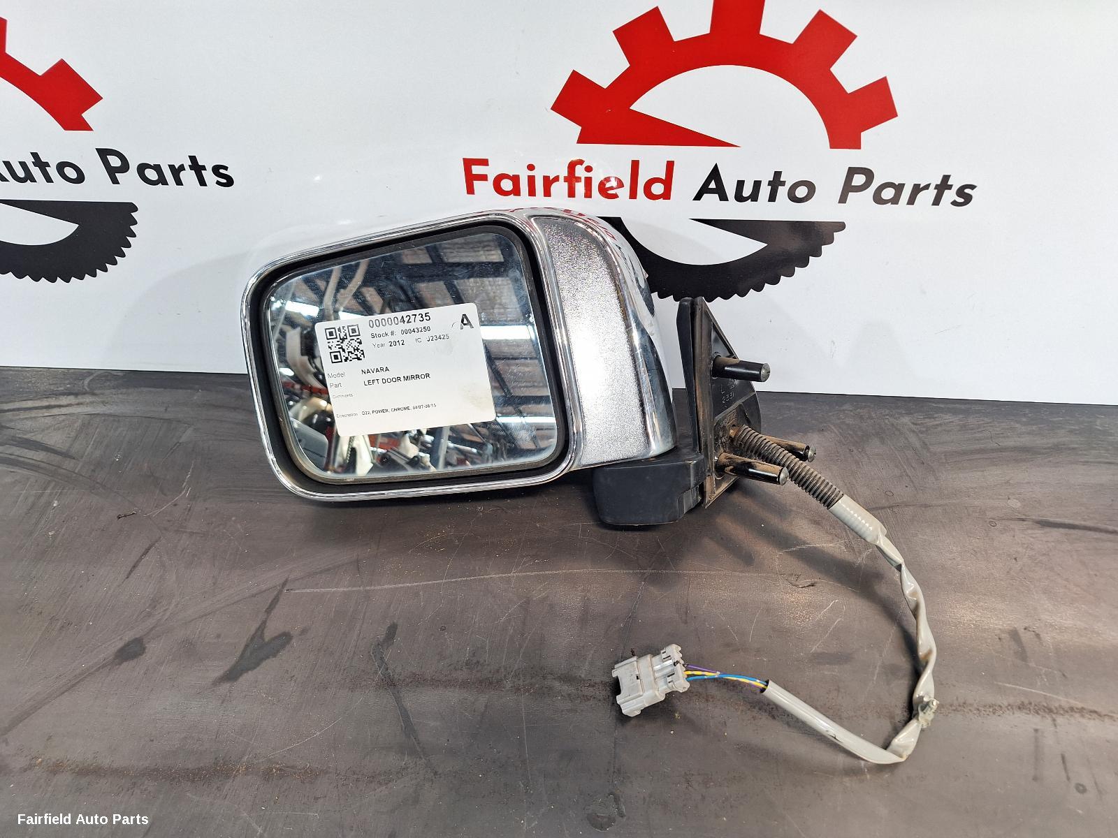 1997-2015 Nissan Navara Left Door Mirror