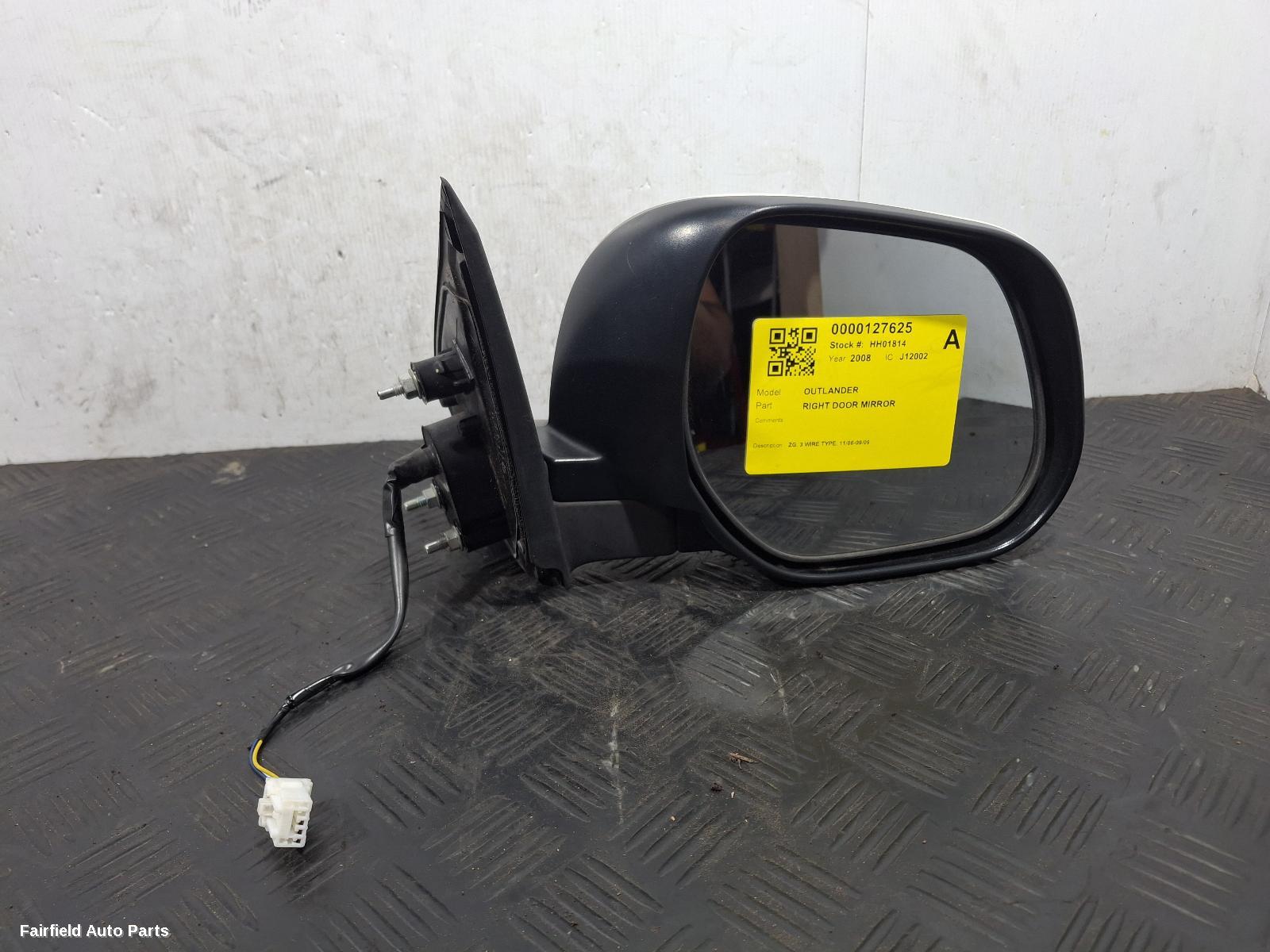 2006-2009 Mitsubishi Outlander Right Door Mirror