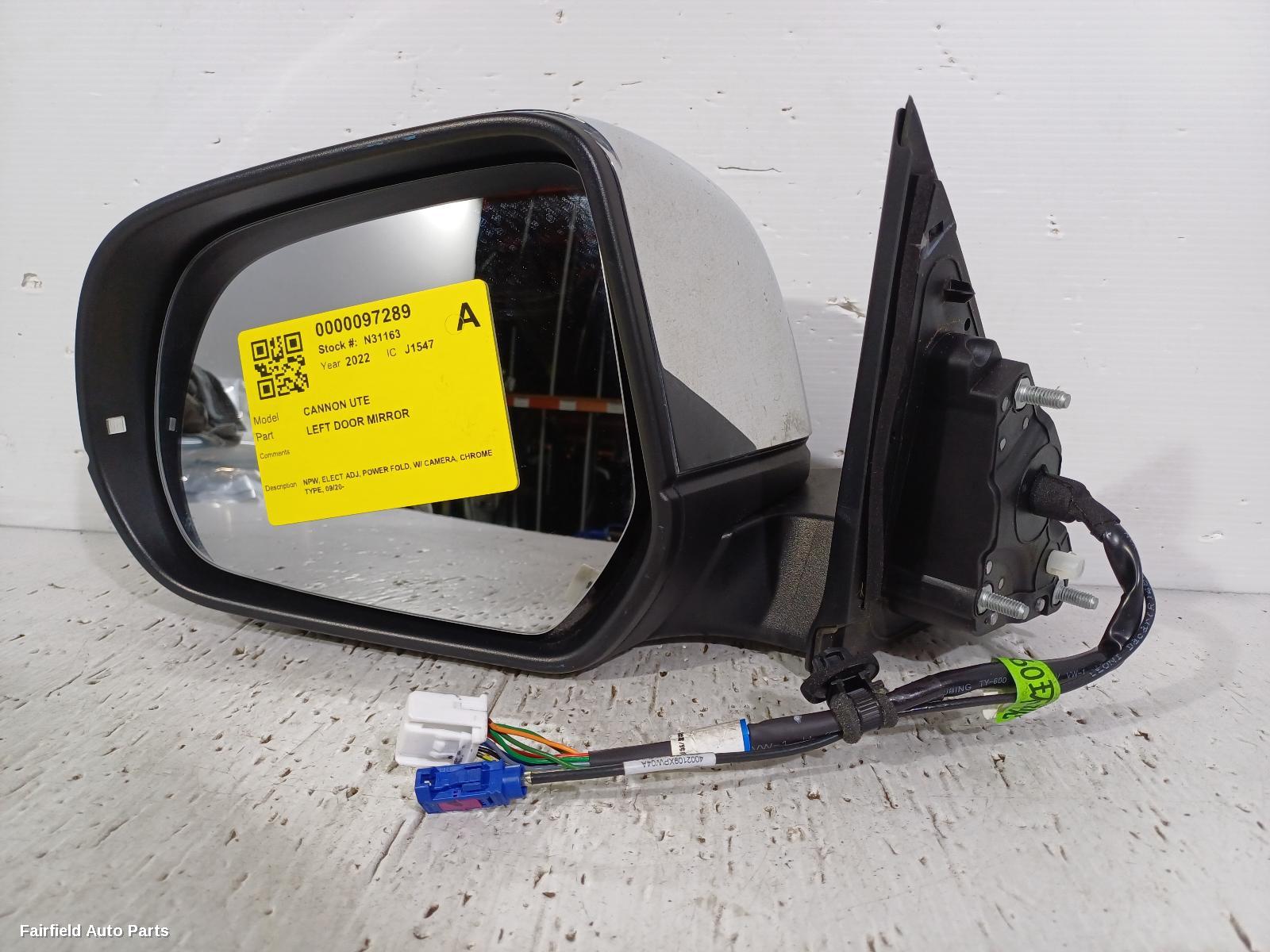 2020-2026 Great Wall Cannon Ute Left Door Mirror